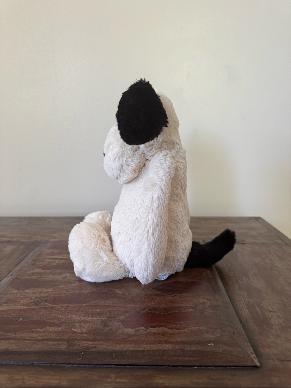 Jellycat Bashful Black & Cream Puppy Dog 9” plush toy stuffed‎ animal baby kids - Picture 2 of 7